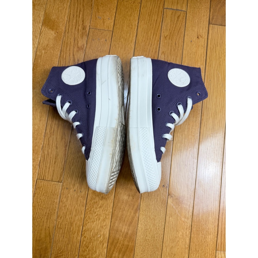 Converse Chuck Taylor All Star Lift High Top Purple Platform Sneakers 7.5 - Picture 3 of 7